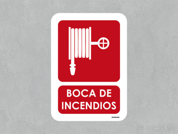 Señal Boca de incendios