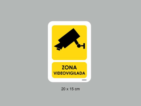 Señal Zona videovigilada