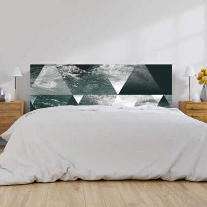 Cabecero Cama Mar Descompuesto Triangularmente