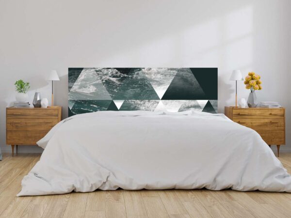 Cabecero Cama Mar Descompuesto Triangularmente