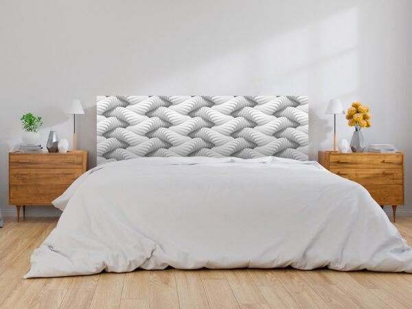Cabecero Cama PVC Futurista