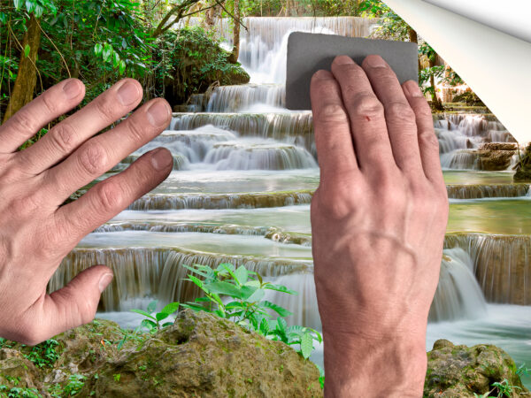 Fotomural Vinilo Cascada
