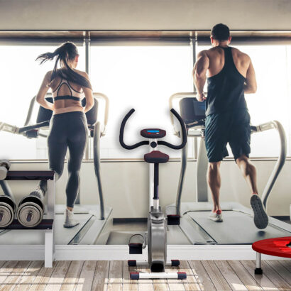 Fotomural Vinilo Chica y Chico Cardio Gym