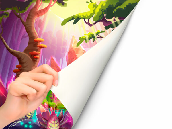 Fotomural Vinilo Infantil Bosque Animado