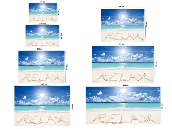 Fotomural Vinilo Playa Relax
