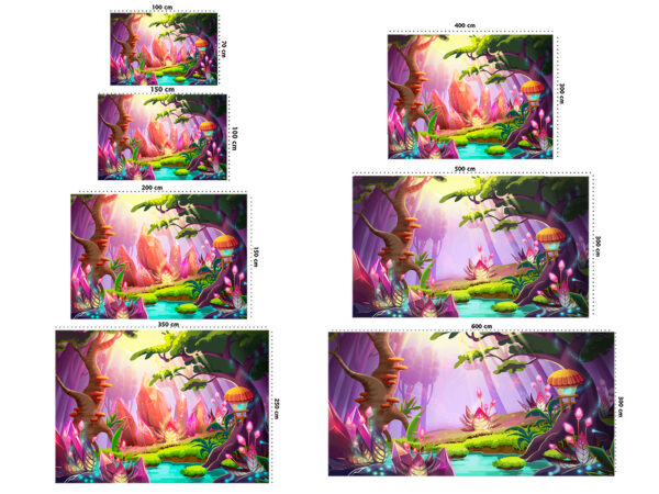 Fotomural Vinilo Infantil Bosque Animado