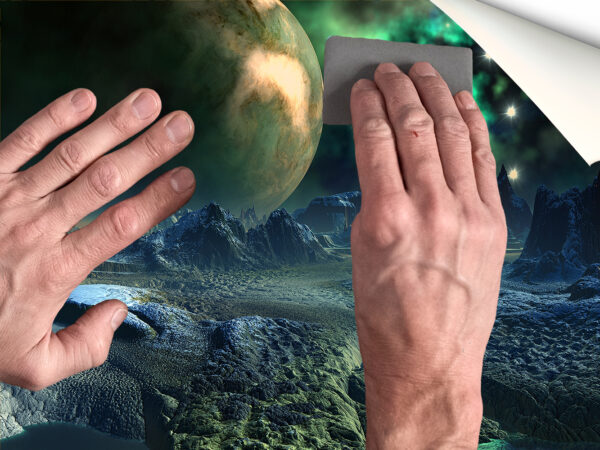 Fotomural Vinilo Infantil Planetas Extraterrestres