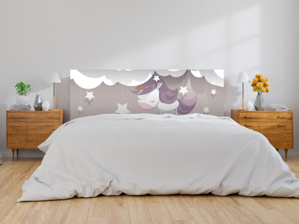 Cabecero Cama Infantil Dulces Sueños Unicornio