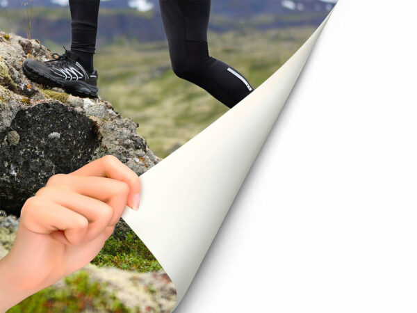 Fotomural Vinilo Running Rocas en la Montaña