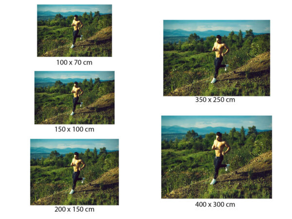 Fotomural Vinilo Running Sin Camiseta