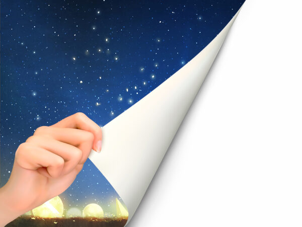 Fotomural Vinilo Infantil Cielo de Estrellas