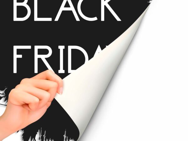 Oedim Vinyle Black Friday vitrines Soldes Texte Black Friday Gris, 100 cm  de Long X 77 cm de Haut, Vinyle adhésif, Decora Votre Vitrine, Autocollants adhésives Vitrine