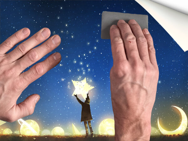 Fotomural Vinilo Infantil Cielo de Estrellas