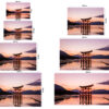 Fotomural Vinilo Amanecer Puerta Torri Japón