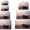 Fotomural Vinilo Amanecer en la Costa