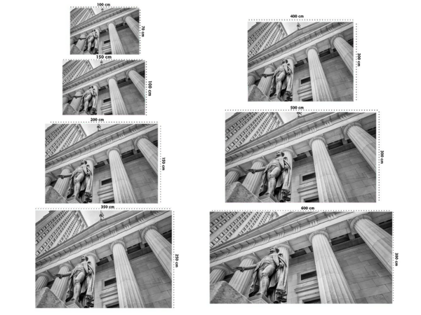 Fotomural Wall Street Blanco y Negro