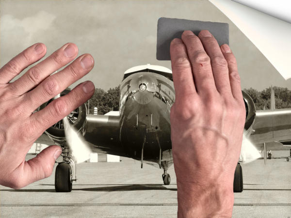 Fotomural Avión Antiguo