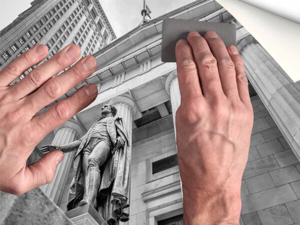 Fotomural Wall Street Blanco y Negro