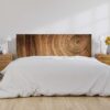 Cabecero Cama Tronco Madera