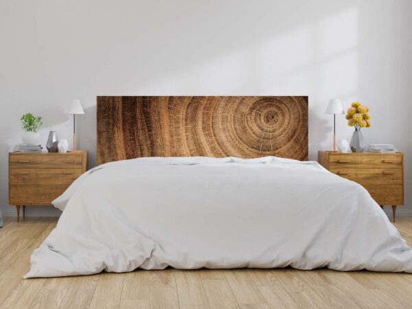Cabecero Cama Tronco Madera