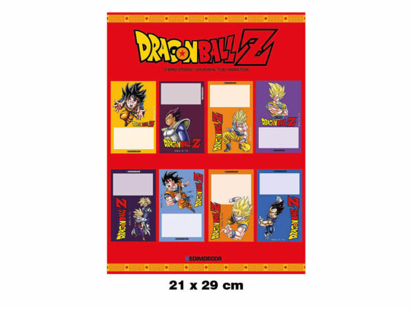 Etiquetas Escolares Dragon Ball Z Personajes