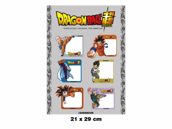 Etiquetas Escolares de Dragon Ball Super