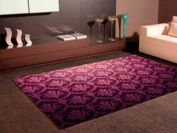 Alfombra PVC Flor de Lirio Púrpura