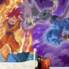 Fotomural Dragon Ball Goku vs Beerus