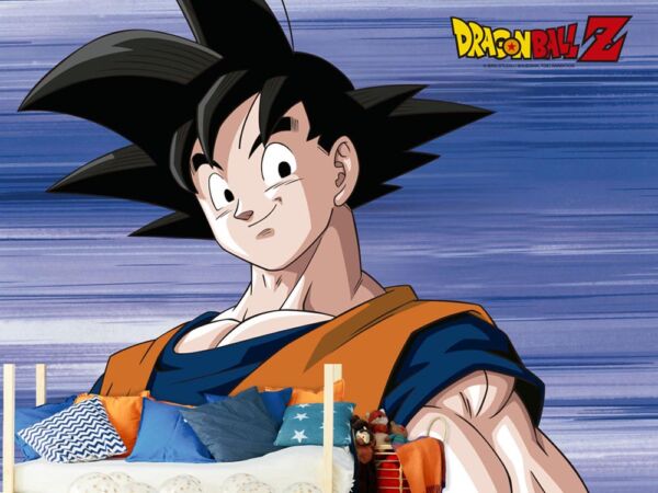 Fotomural Vinilo de Pared Dragon Ball Z Goku montaje