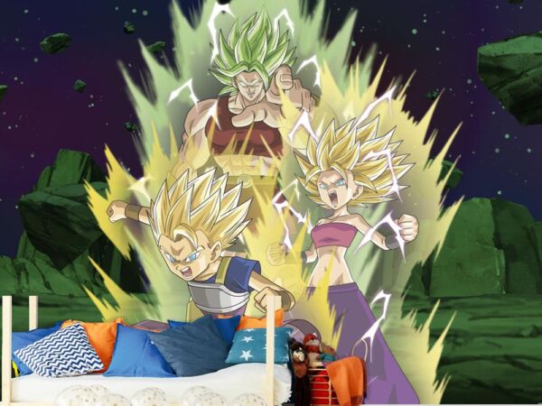 Fotomural Dragon Ball Transformaciones Broly