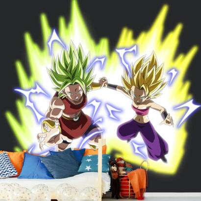 Fotomural Dragon Ball Kefla y Kale