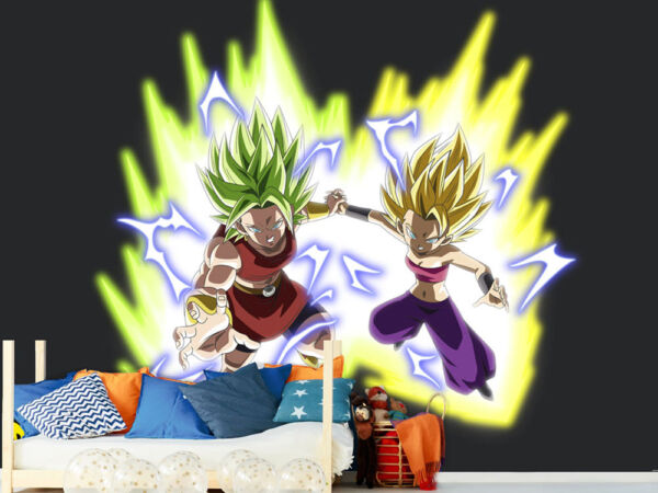 Fotomural Dragon Ball Kefla y Kale