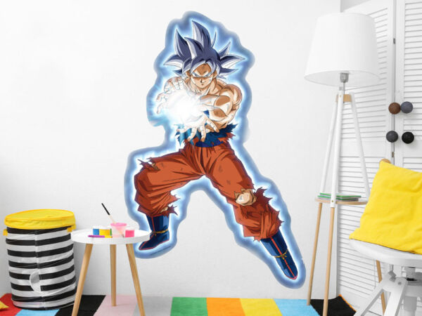 Pegatina pared Dragon Ball Super Goku Onda Vital montaje