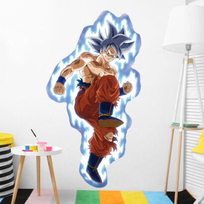 Pegatina pared Dragon Ball Super Goku Volando montaje