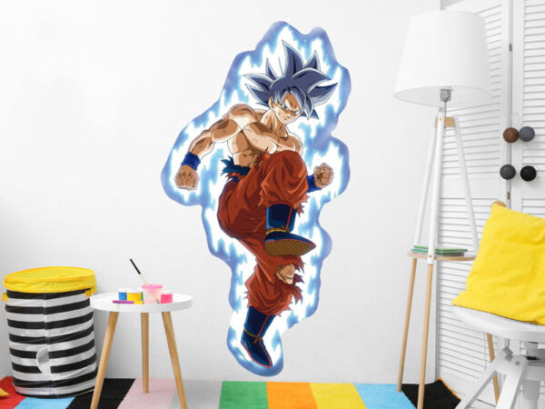 Pegatina pared Dragon Ball Super Goku Volando montaje