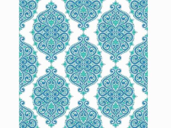 Alfombra PVC Mandala Azul