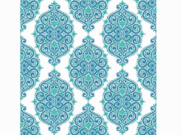 Alfombra PVC Mandala Azul