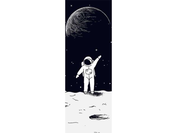 Vinilo Frigorífico Astronauta Luna | Oedim Decor