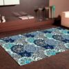 Alfombra PVC Mandala Marino