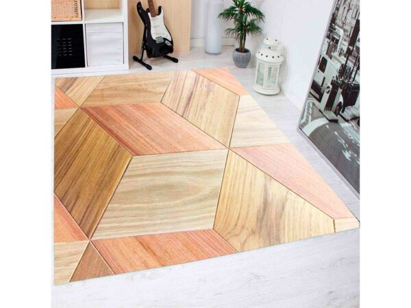 Alfombra PVC Parquet Cuadrados