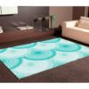 Alfombra PVC Mandala Circular Azul