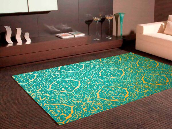 Alfombra PVC Estampado Bicolor