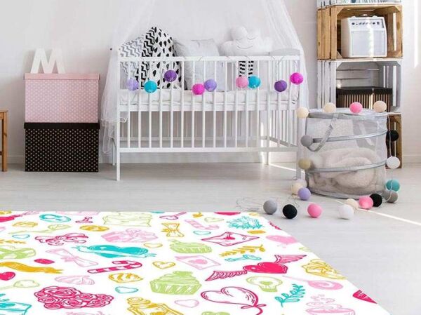 Alfombra PVC Infantil Caramelos Dulces