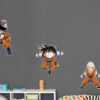 Pegatina pared Dragon Ball Classic Goku Krilin y Gohan