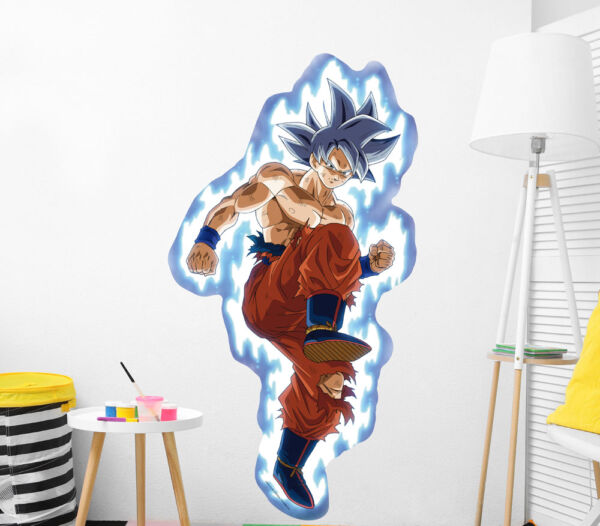 Pegatina pared Dragon Ball Super Goku Volando montaje