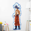 Pegatina de pared Dragon Ball Goku Ultra Instinto montaje