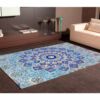 Alfombra PVC Gran Mandala Azul