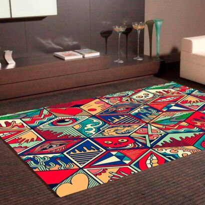 Alfombra PVC Estilo Arte Moderno