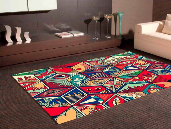 Alfombra PVC Estilo Arte Moderno