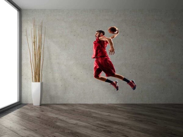 Vinilo Decorativo Jugador Baloncesto